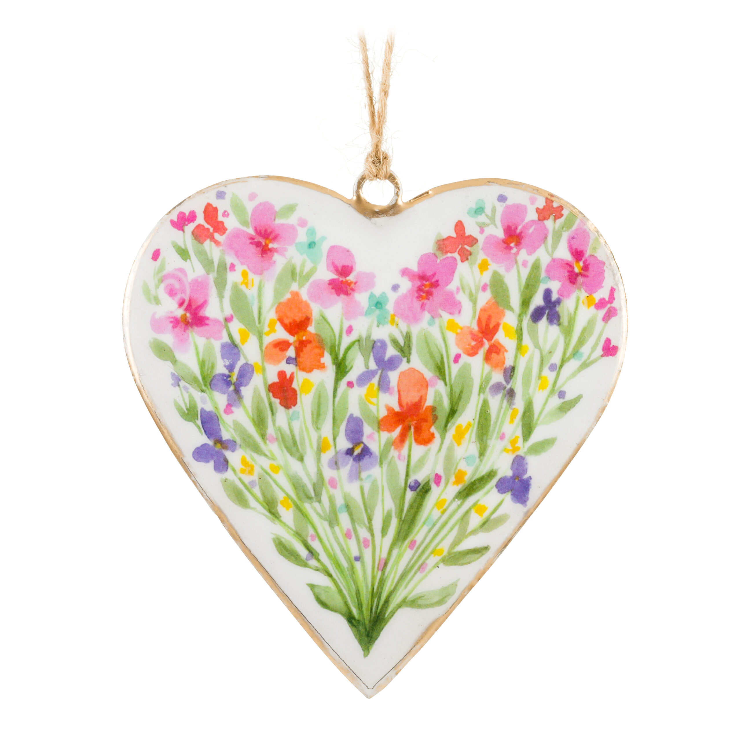 Field Flower Heart Ornament