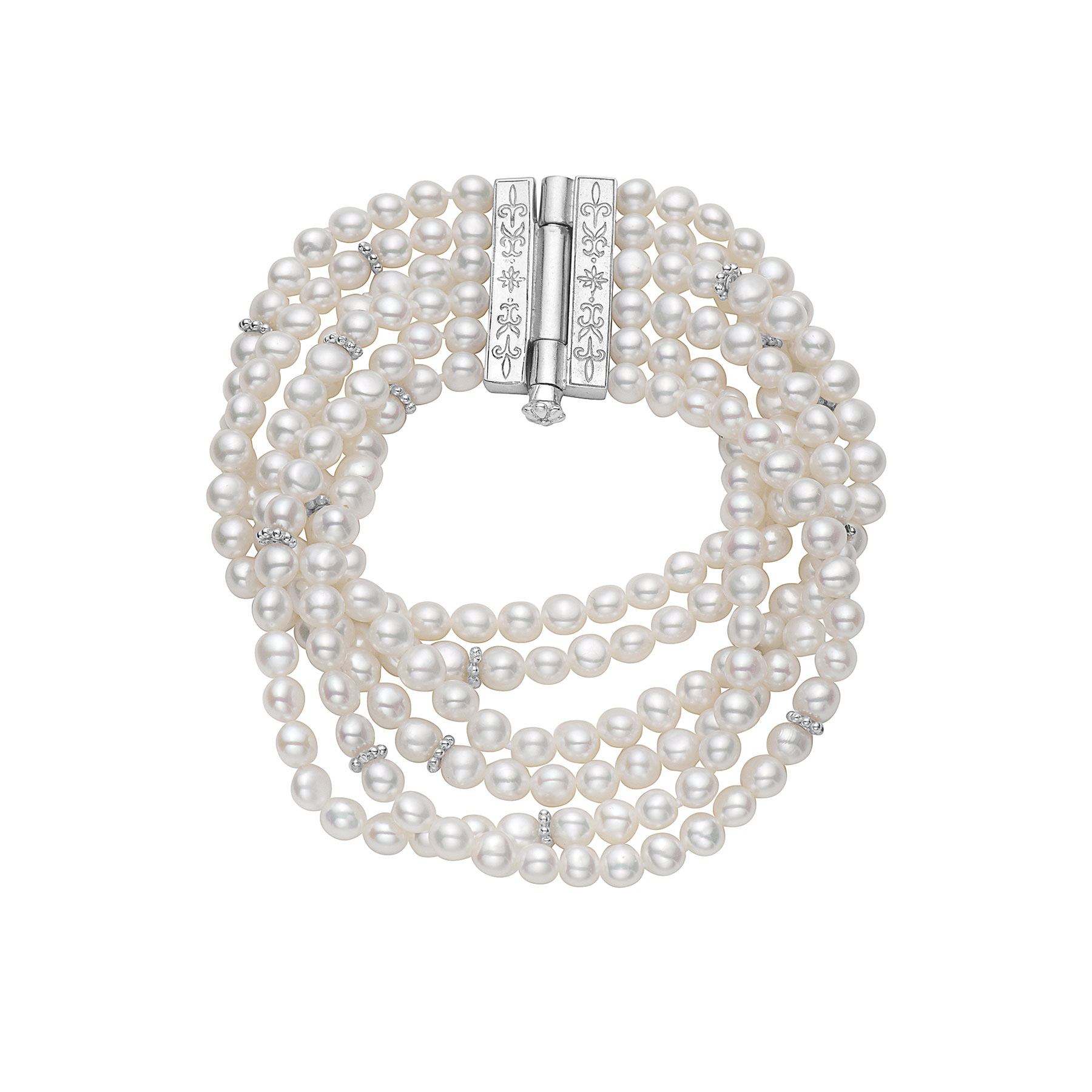 Six Strand Pearl Bracelet 
															/ Anatoli Jewelry							