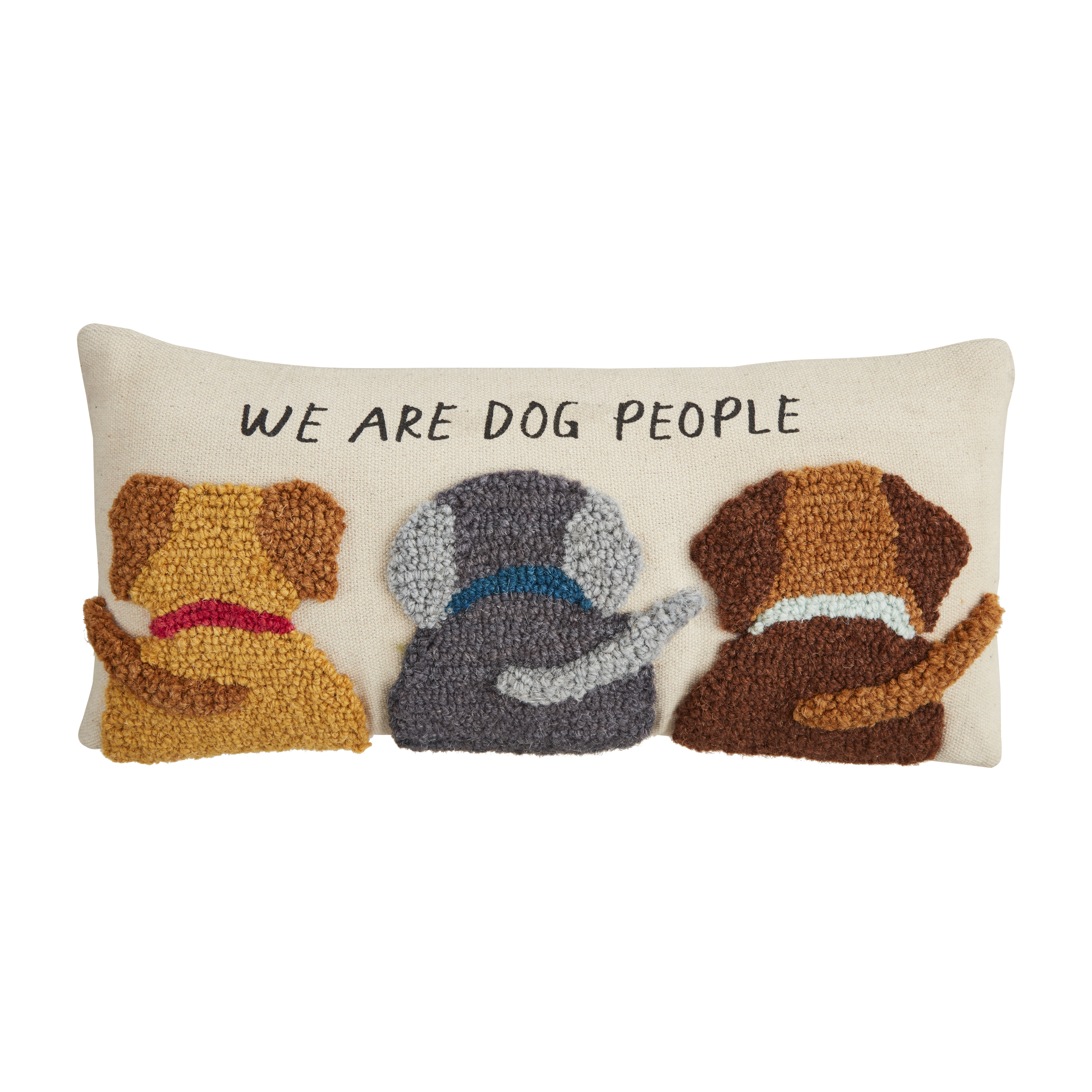 Hooked Dog Pillows 
															/ Mud Pie							