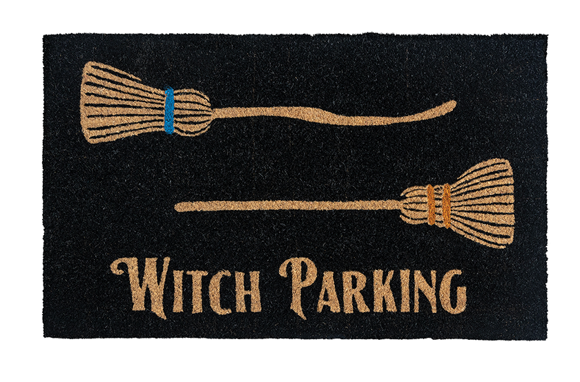 Witch Parking Coir Doormat