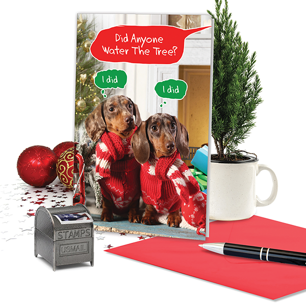 Humorous Pet-themed Holiday Cards