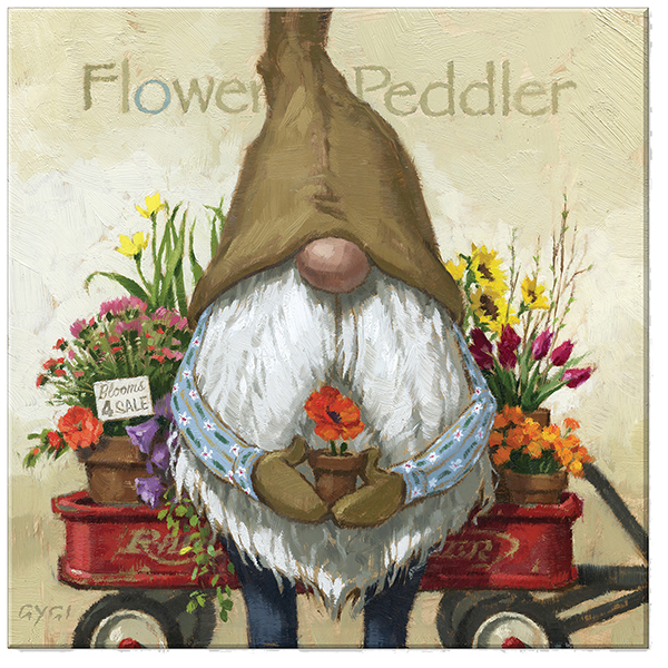 Flower Peddler Gnome Artwork